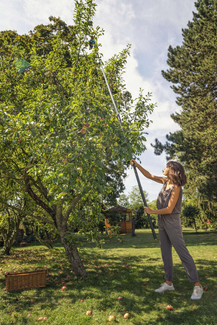 GARDENA Combisystem Obstpflücker mit Teleskopstiel